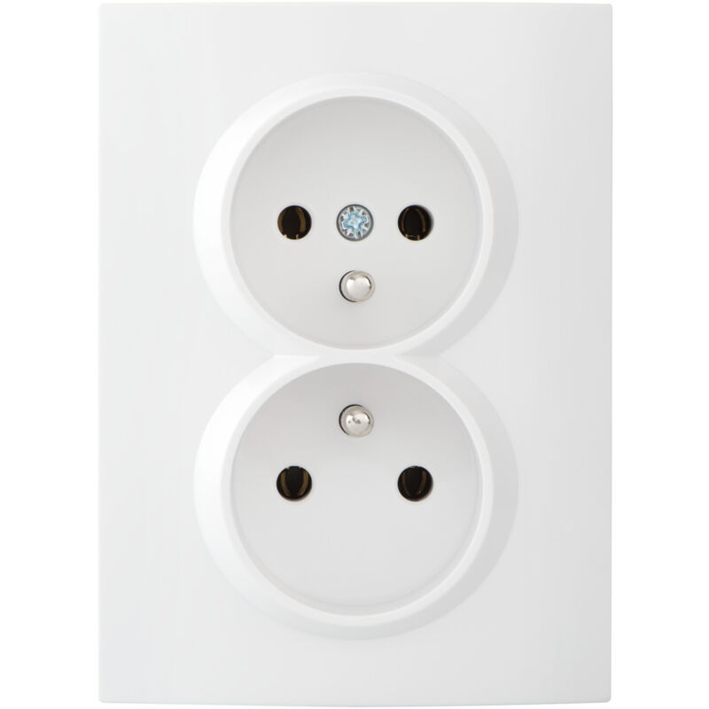 BIURO Presa Doppia Altoparlante - 2 Moduli - 45x45mm - ABS - Foto 9