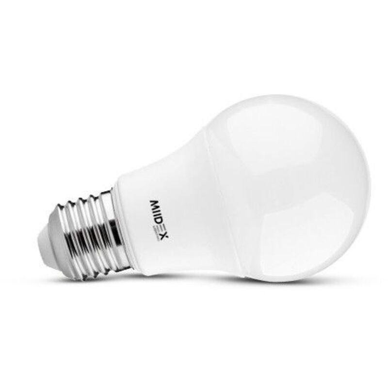 Lampadina LED E27 10W - Bianco Caldo 2700K - 180 &deg; - 1150LM - MIDEX