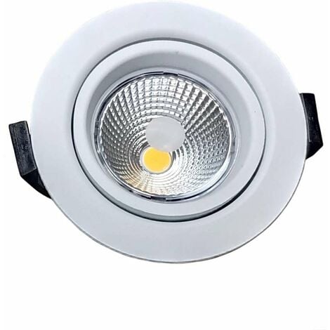 10 Mini Spot LED Quadrati 3W Dimmerabili - Incasso Soffitto 4000K Naturale, 220V Senza Driver