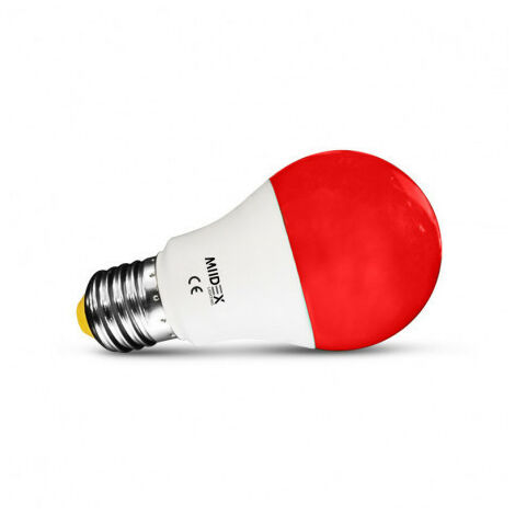 Lampadina LED E27 1W G45 Rossa