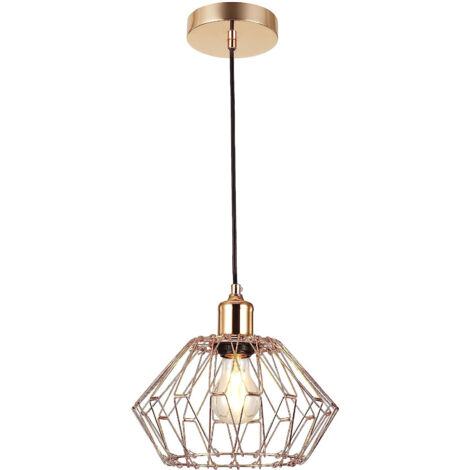 Lampadario a Sospensione, 6 Luci Spider Lampadario a Soffitto, Illuminazione Pendente con 150cm Cavo per Cucina Isaland Camera da Letto ( Nero