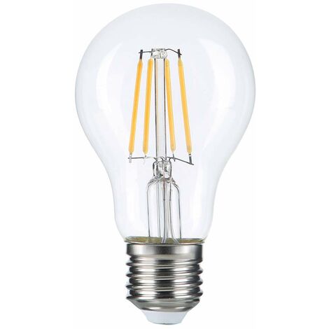 Lampadina LED E27 A60 filamento E27 8W (eq. 60 watt) - Bianco Naturale 4500K