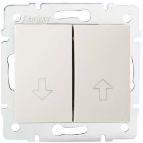 Stazione secondaria 1K/2T per interruttore scena Edue Wiser crema