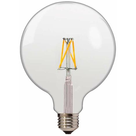 Lampadina Led a Filamento E27 G95 a Globo 8W Bianco Caldo 2700K