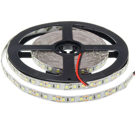 Striscia LED 12V Bianco Freddo 6000K 600LED Bobina 5 Metri IP65 Esterno Smd2835 Base Adesiva Di Alta Qualita 3m Tagliare Ogni 25 Millimetri 86369145