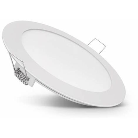 FARO FARETTO PANNELLO LED ULTRA SLIM 24W INCASSO MOLLA ROTONDO Tondo Luce Calda 91515426 - Foto 6