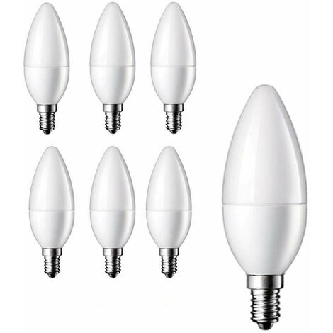 Lampadine Led attacco E14 Mini Globo oliva e fiamma 6 e 10 Watt