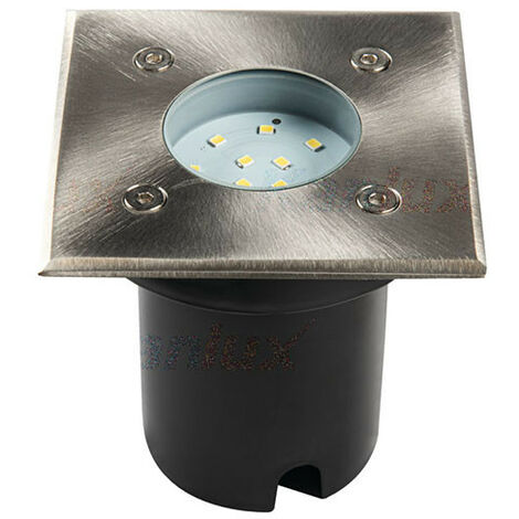 Faretto Da Esterno A Incasso WZYJLyds 4W LED – Quadrato Calpestabile IP67 Per Giardino, Vialetto (Luce Gialla 24V) - 5