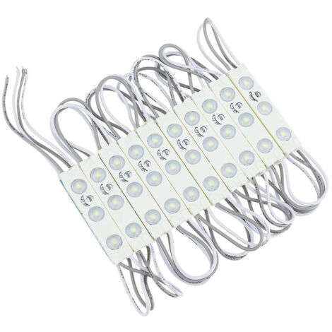 20 moduli LED impermeabili IP65 0.72W DC12V - Snow White 10000K
