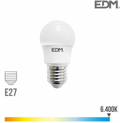 Set di 3 lampadine LED dimmerabile E27 opaco 5W 380lm 2350K