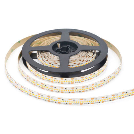 Mextronic Striscia LED 5m Bianco Caldo 2700K, Dimmerabile, 24W, 2100 Lumen, IP44 Per Interni/esterni