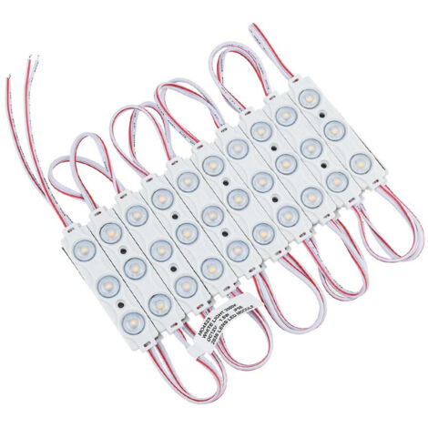20 moduli LED impermeabili IP65 1,5W DC12V - Bianco del giorno 7000K