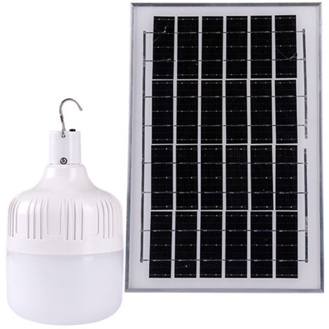 Lampada Solare Led Da Giardino 10w Con Sensore Di Movimento, Telecomando E Timer Ip65 6500k
