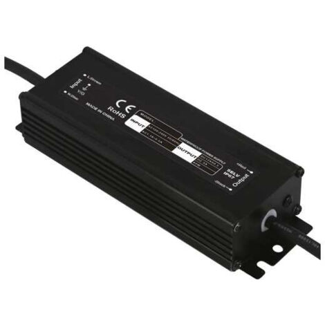 Alimentatore LED Impermeabile IP67 60W 24V DC - Trasformatore Per Strisce E Moduli LED