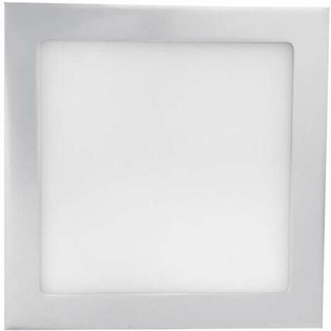 Faretto LED Quadrato a soffitto - Bianco - 7W - Bianco Caldo 3000K