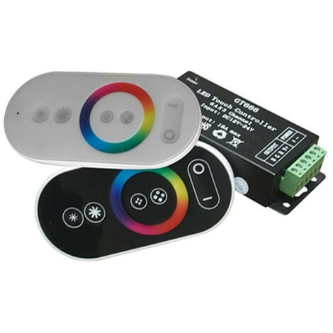 Kit completo di telecomando e controller bianco per illuminazione LED  RGB/RGBW