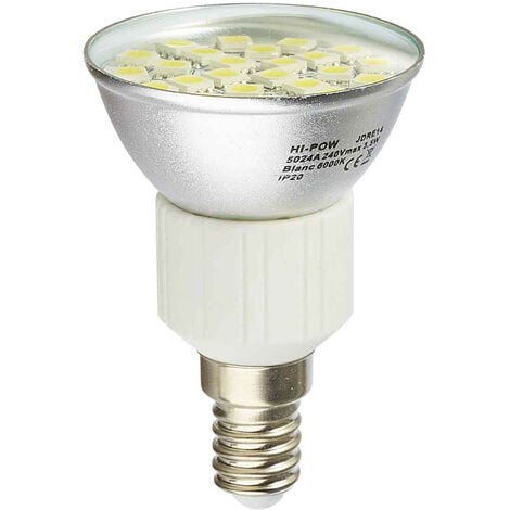 Lampadina LED E14 Dimmerabile a 24 SMD 5024 3.5W 310lm 120° (31W) - Bianco  Caldo
