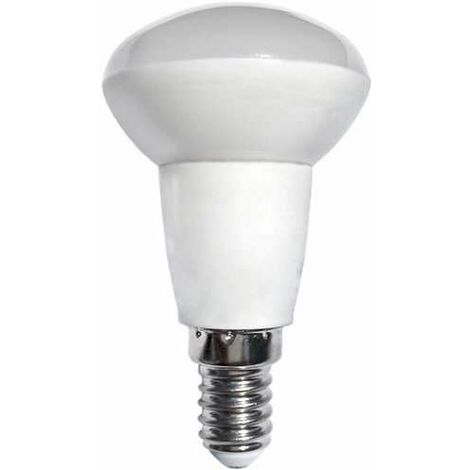 LAMPADINA LED CON VETRO RIFLETTORE 6W LUCE NATURALE ATTACCO PICCOLO (E14)