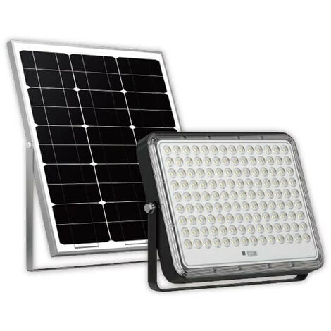 FARO LED DA ESTERNO 25W 6000K CON PANNELLO SOLARE