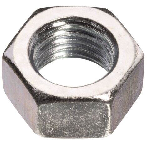 Dadi Per Fissaggi Industriali Dadi Esagonali Zincati 3/8-16 - Confezione Da 3000 Pezzi, Grado 2, A Basso Contenuto Di Carbonio Dadi Zincati Grado 2 - Foto 6