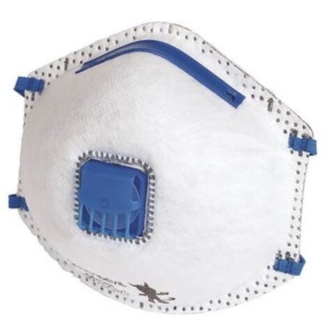 Confezione da 3 maschere antipolvere ffp2 v con valvola 4840000 wolfcraft