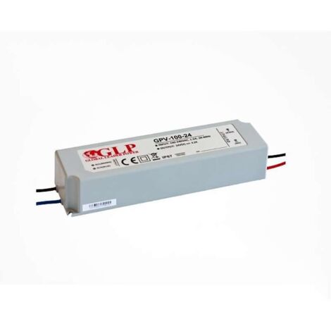 Alimentatore LED 80W Impermeabile IP67, Trasformatore 220V A DC24V, Driver In Lega Di Alluminio Per Strisce LED E Uso Esterno - 2