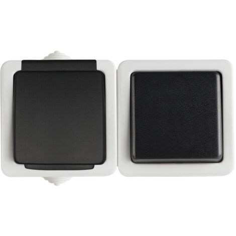 Prise de courant semi-encastrée PCE 601.450.03 IP54 gris X51774