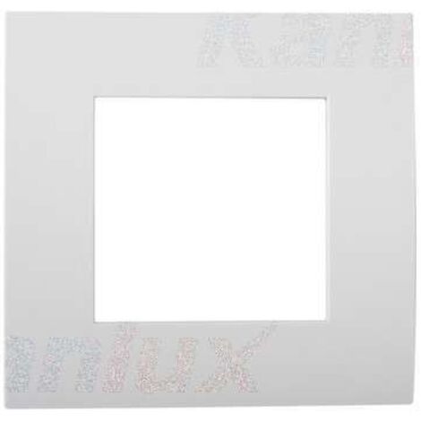 Cornice PC 1 Modulo Modern Bianco per Interruttore Modern