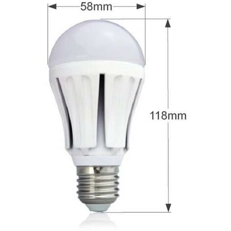 LUEDD Set di 5 lampadine LED E27 dimmerabili A60 8W 900 lm 3000K