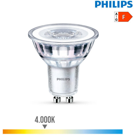 Faretto LED Philips GU10 4.6W 390lm Equivalente 50W - Bianco Freddo - Confezione Da 6