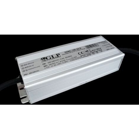 LEDSone Alimentatore LED 24V 80W IP67 Impermeabile - Trasformatore In Alluminio Per Strisce LED 3528/5050, Uso Esterno