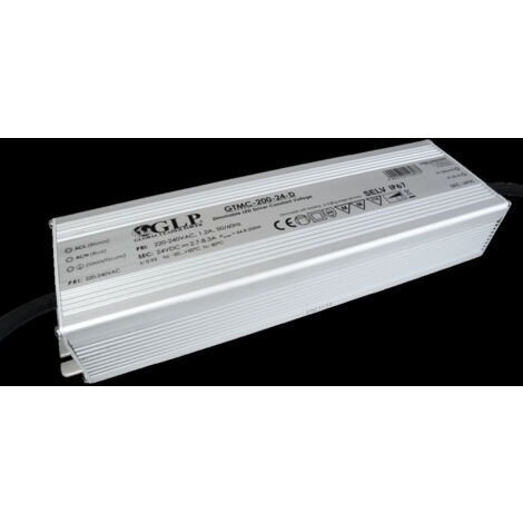 Alimentatore LED Impermeabile IP67 60W 24V DC - Trasformatore Per Strisce E Moduli LED