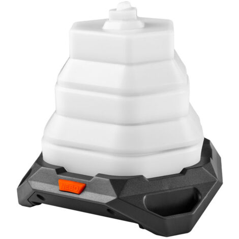 WARSUN Lanterna Da Campeggio Ricaricabile 1000 Lumen - 48 LED, Batteria 6000mAh, Pannello Solare, 4 Luci, Impermeabile IPX5