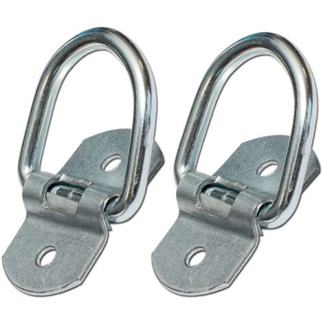 Anello Per Legare Su Piastra, Resistente, Zincato, 30 Mm X 35 - Foto 3