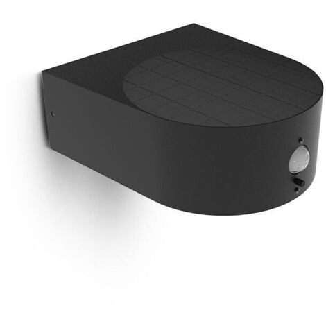 Applique Solare A LED Alpha Elettronica Bricketto – 6W 4000K – 800 Lm – IP65 – Sensore PIR 140° – Batteria 3000mAh – JO462BNW