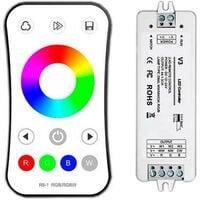 Kit completo di telecomando e controller a radiofrequenza per illuminazione LED  RGB/RGBW