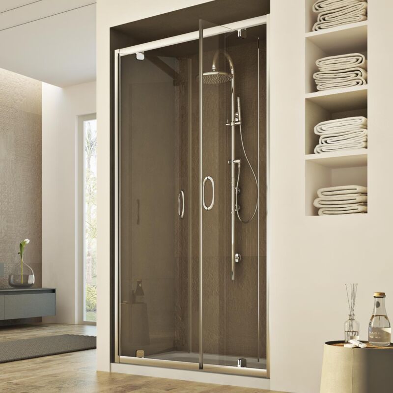 Doccia con porta a battente: 13 modelli per il bagno moderno - Cose di Casa