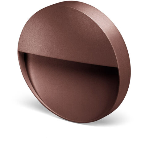 Segnapasso led da parete mod. Bilbao 3R colore corten