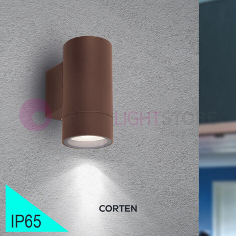 GRANADA2.1 CORTEN Faretto Proiettore da Esterno Mono Emissione Design Moderno GU10 IP65