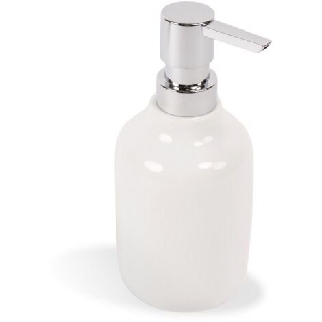 Metaform - Dispenser sapone da appoggio Bianco in Ceramica Mod. Sophie