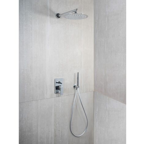 Metaform - Soffione Doccia tondo Cromo in Acciaio inox Mod. Smart