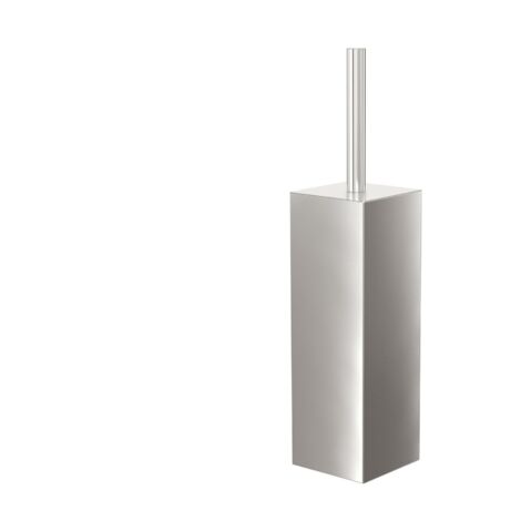 METAFORM Porta Scopino Da Parete Cromo – Design Elegante Con Contenitore In Vetro Sabbiato, Fissaggio A Vite O Con Colla, Per Un Bagno Sempre In Ordine - 4