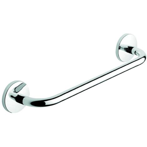 Metaform - Porta asciugamani 30cm da parete Cromo in Acciaio cromato Mod. One cromo
