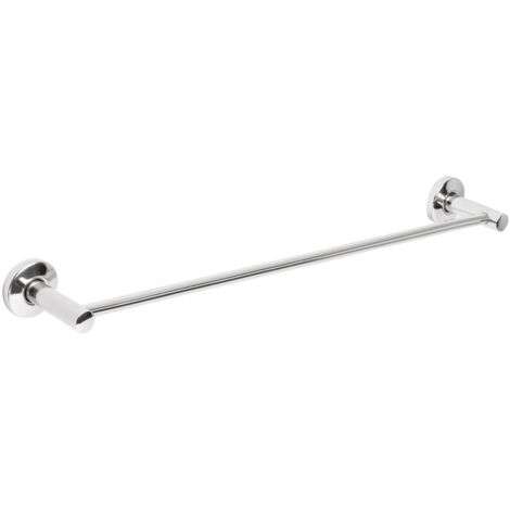 Metaform - Porta asciugamani 56cm da parete Lucida in Acciaio Mod. T-Line