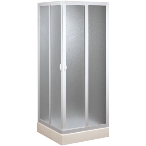Box doccia scorrevole in acrilico mod. Smart con apertura centrale 75x90 cm