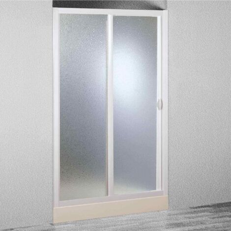 Porta doccia scorrevole in acrilico mod. Smart con apertura laterale 100 cm
