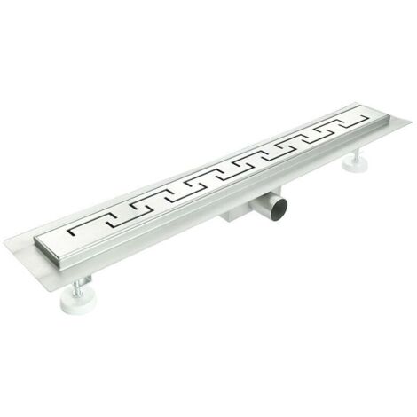 Canalina doccia canalina di scarico a pavimento acciaio inox mod. Doric 80 cm