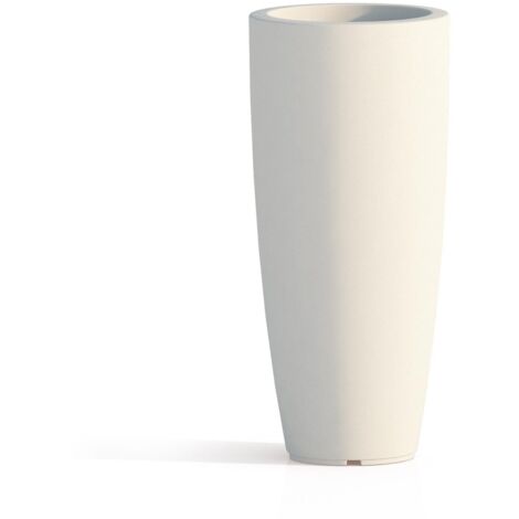 Vaso tondo in resina h 70 mod. Agave ghiaccio