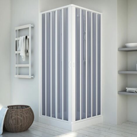 Box doccia pvc a soffietto h 185 mod. Energy Centrale 100x100 cm