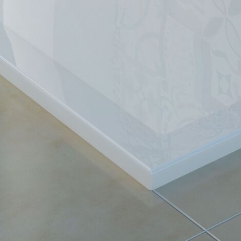 Piatto doccia in acrilico bordato bianco lucido mod. Flower 80x120x4 cm rettangolare